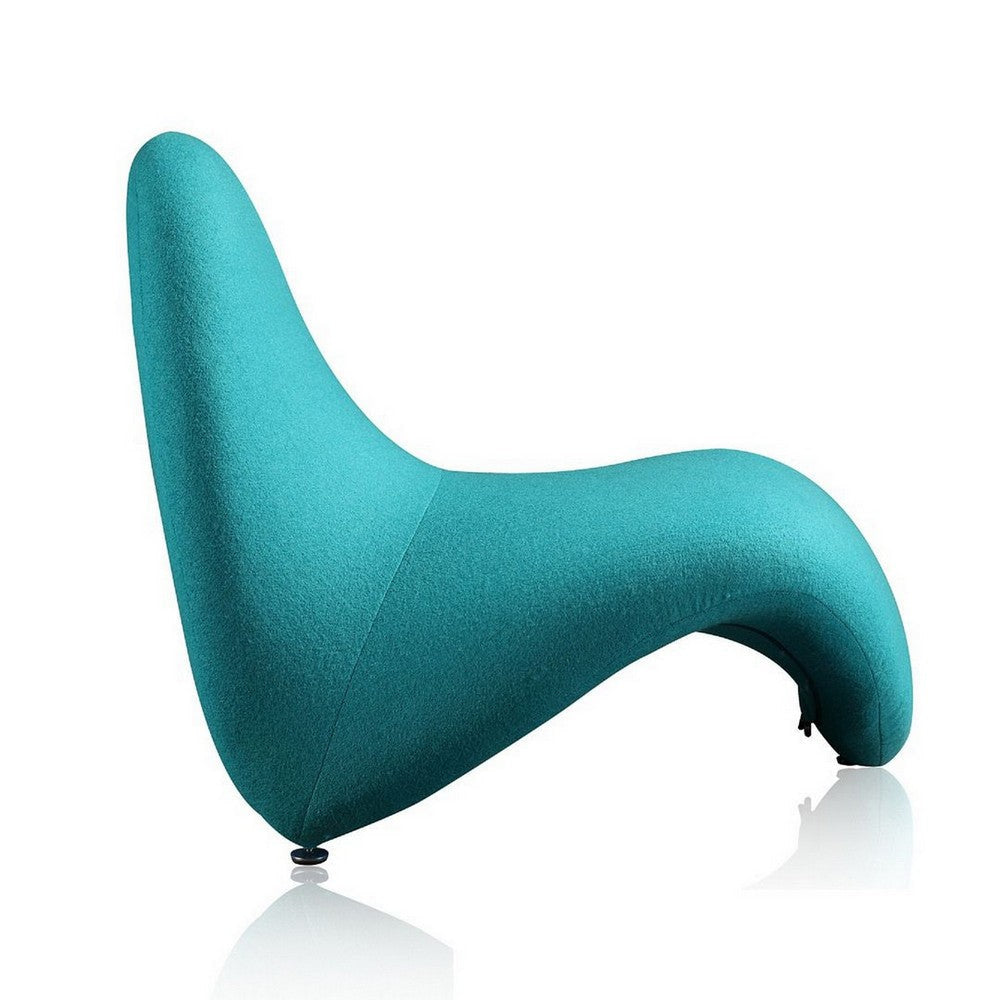 MoMa Teal Wool Blend Accent Chair (Set of 2) MHC-2-AC009-TL