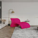 Rosebud Fuchsia Wool Blend Accent Chair (Set of 2)