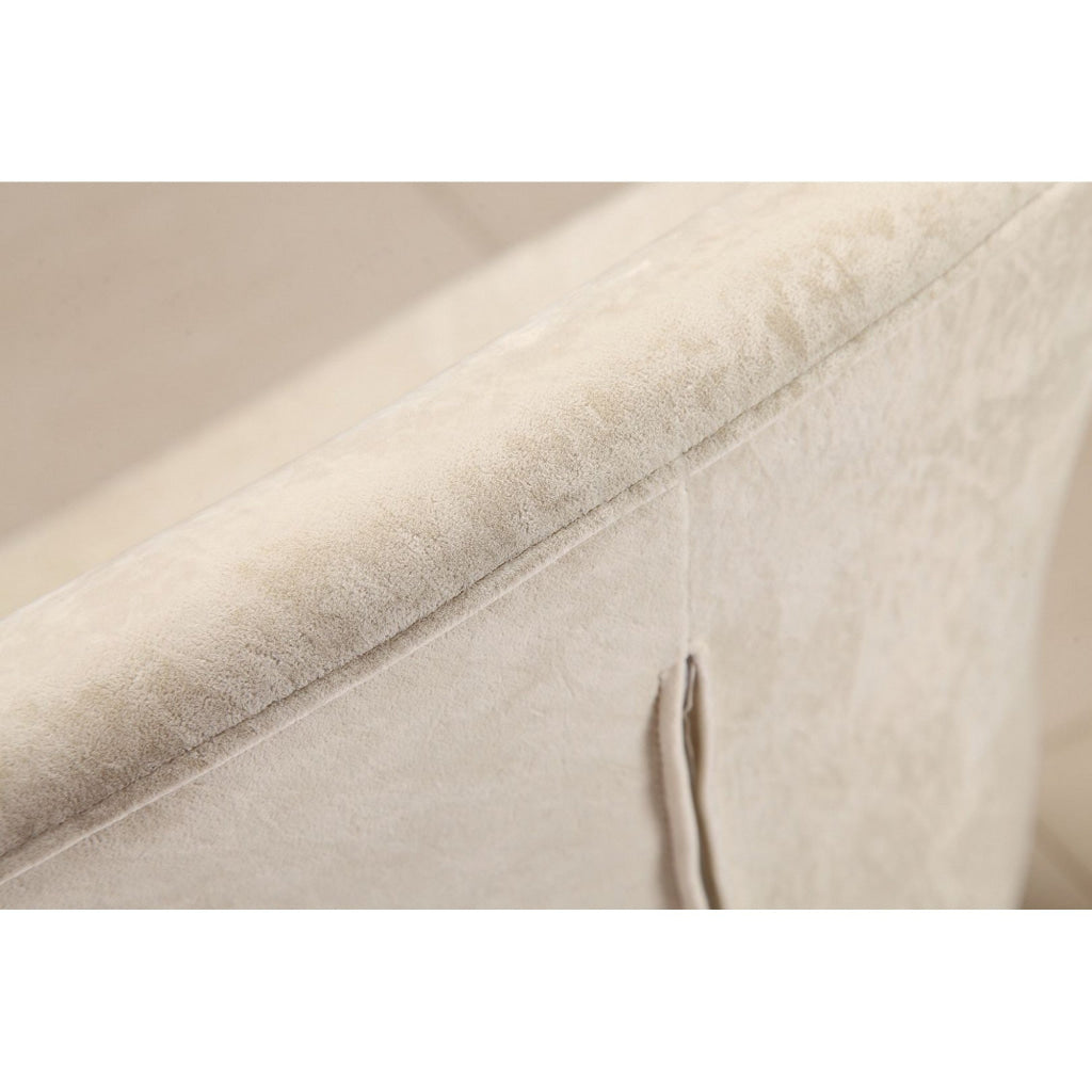 Tulip White and Polished Chrome Velvet Swivel Accent Chair (Set of 2) MHC-2-AC029-WH