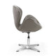 Raspberry Pebble and Polished Chrome Faux Leather Adjustable Swivel Chair (Set of 2) MHC-2-AC038-PE