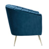 Rosemont Blue and Gold Velvet Accent Chair (Set of 2) MHC-2-AC056-BL