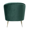 Rosemont Green and Gold Velvet Accent Chair (Set of 2) MHC-2-AC056-GR