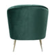 Rosemont Green and Gold Velvet Accent Chair (Set of 2) MHC-2-AC056-GR