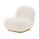 Modern Edina Boucle Accent Chair in White - Set of 2 MHC-2-AC059-WH