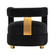 Modern Amirah Velvet Accent Chair in Black - Set of 2 MHC-2-AC060-BK