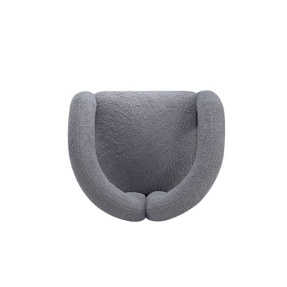 Modern Darian Boucle Accent Chair in Grey - Set of 2 MHC-2-AC061-GY