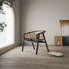 Versailles Armchair in Black and Natural Cane - Set of 2