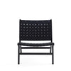 Maintenon Leatherette Accent Chair in Black - Set of 2 MHC-2-ACCA03-BK