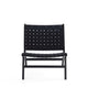 Maintenon Leatherette Accent Chair in Black - Set of 2 MHC-2-ACCA03-BK