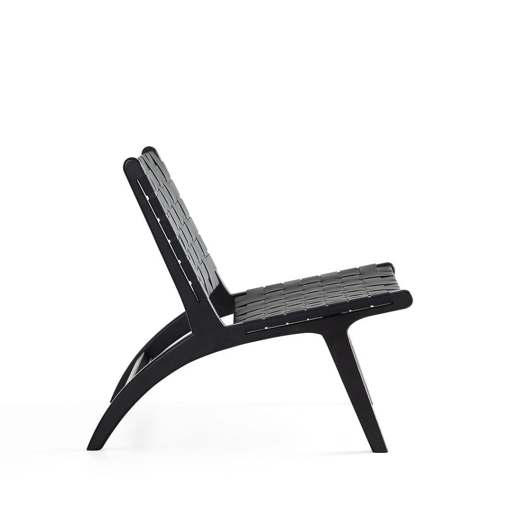 Maintenon Leatherette Accent Chair in Black - Set of 2 MHC-2-ACCA03-BK