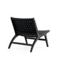 Maintenon Leatherette Accent Chair in Black - Set of 2 MHC-2-ACCA03-BK