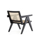 Hamlet Accent Chair in Black and Natural Cane - Set of 2 MHC-2-ACCA04-BK