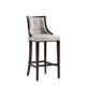 Fifth Avenue Faux Leather Barstool in Light Grey (Set of 2) MHC-2-BS007-LG