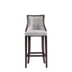 Fifth Avenue Faux Leather Barstool in Light Grey (Set of 2) MHC-2-BS007-LG