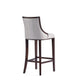 Fifth Avenue Faux Leather Barstool in Light Grey (Set of 2) MHC-2-BS007-LG