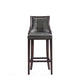 Fifth Avenue Faux Leather Barstool in Pebble Grey (Set of 2) MHC-2-BS007-PE