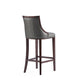 Fifth Avenue Faux Leather Barstool in Pebble Grey (Set of 2) MHC-2-BS007-PE