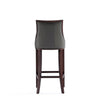 Fifth Avenue Faux Leather Barstool in Pebble Grey (Set of 2) MHC-2-BS007-PE
