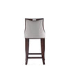 Emperor Faux Leather Barstool in Light Grey (Set of 2) MHC-2-BS008-LG