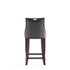 Emperor Faux Leather Barstool in Pebble Grey (Set of 2) MHC-2-BS008-PE