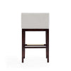Kingsley 38 in. Ivory and Dark Walnut Beech Wood Barstool (Set of 2) MHC-2-BS012-IV