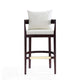 Ritz 38 in. Ivory and Dark Walnut Beech Wood Barstool (Set of 2) MHC-2-BS013-IV