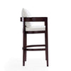 Ritz 38 in. Ivory and Dark Walnut Beech Wood Barstool (Set of 2) MHC-2-BS013-IV