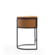 Cosmopolitan 33.8 in. Camel and Black Metal Counter Height Bar Stool (Set of 2) MHC-2-CS008-CL
