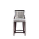 Fifth Avenue Faux Leather Counter Stool in Light Grey (Set of 2) MHC-2-CS012-LG