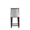Fifth Avenue Faux Leather Counter Stool in Light Grey (Set of 2) MHC-2-CS012-LG