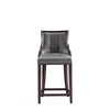 Fifth Avenue Faux Leather Counter Stool in Pebble Grey (Set of 2) MHC-2-CS012-PE