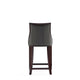 Fifth Avenue Faux Leather Counter Stool in Pebble Grey (Set of 2) MHC-2-CS012-PE