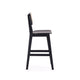 Versailles Counter Stool in Black and Natural Cane - Set of 2 MHC-2-CSCA01-BK