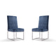 Element Blue Velvet Dining Armchair (Set of 2)