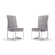Element Grey Velvet Dining Armchair (Set of 2)