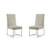 Element Champagne Velvet Dining Armchair (Set of 2)