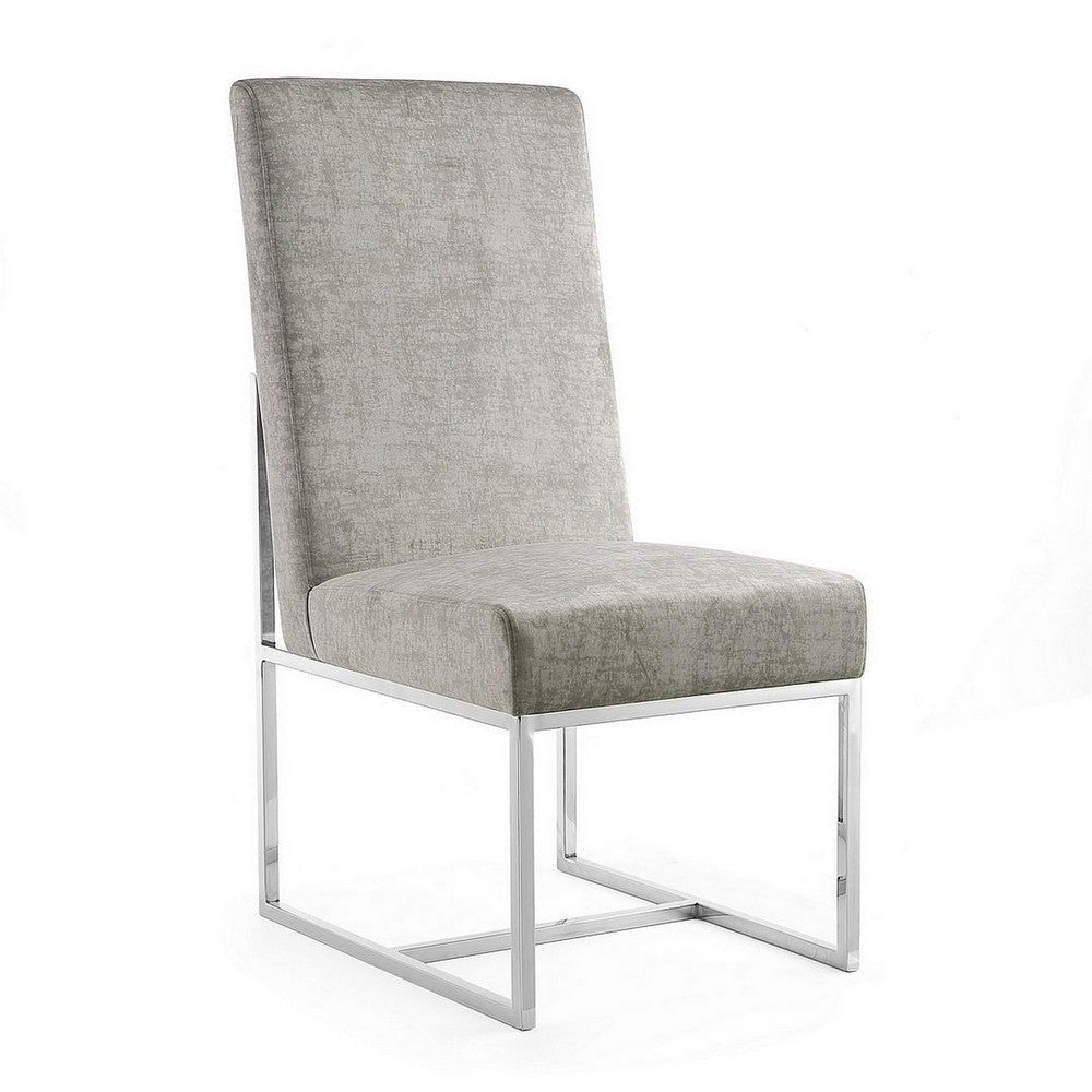 Element Steel Velvet Dining Armchair (Set of 2) MHC-2-DC030-ST