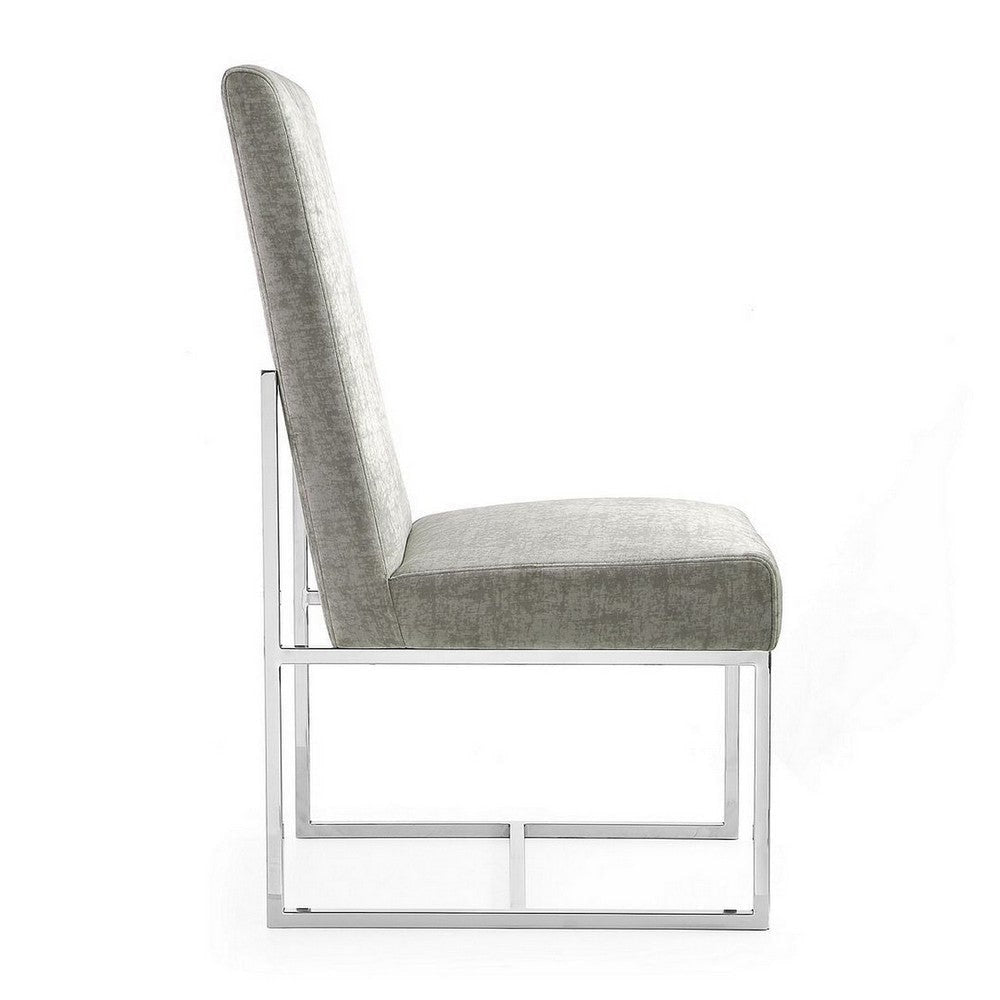 Element Steel Velvet Dining Armchair (Set of 2) MHC-2-DC030-ST