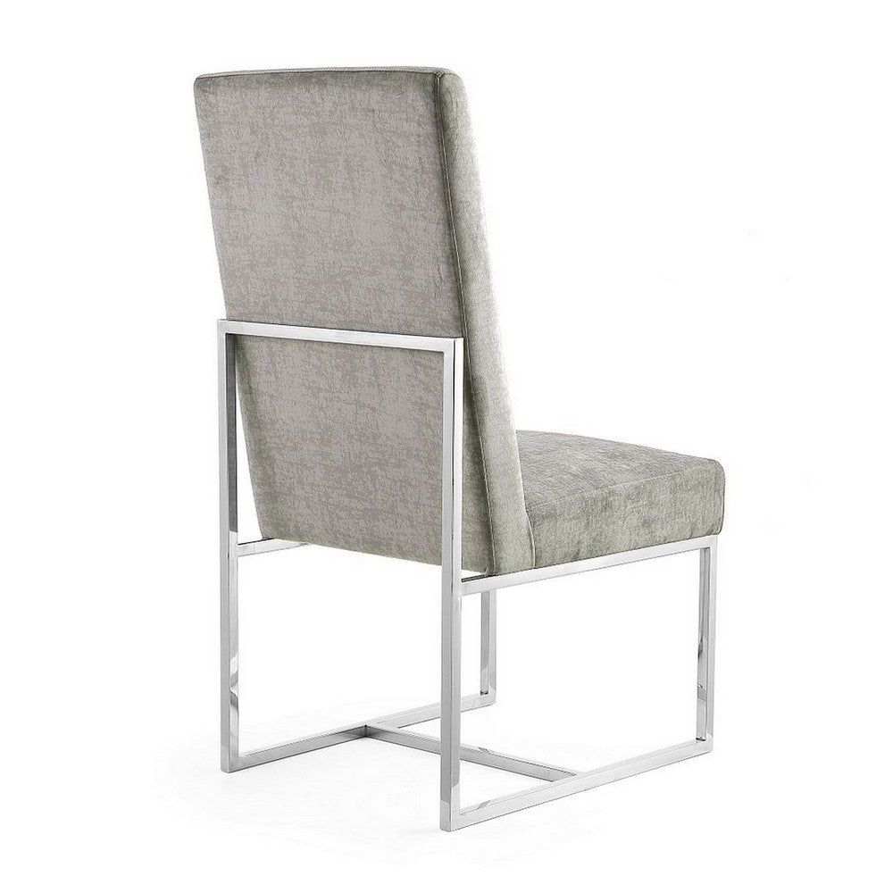 Element Steel Velvet Dining Armchair (Set of 2) MHC-2-DC030-ST