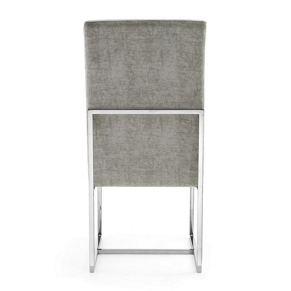 Element Steel Velvet Dining Armchair (Set of 2) MHC-2-DC030-ST