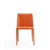Paris Coral Saddle Leather Dining Chair (Set of 4) MHC-2-DC032-CO