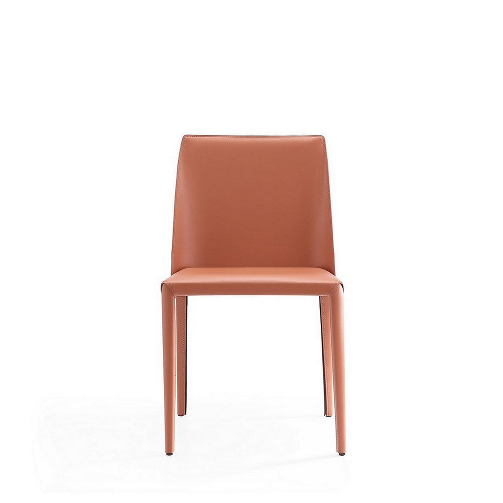 Paris Clay Saddle Leather Dining Chair (Set of 4) MHC-2-DC032-CY