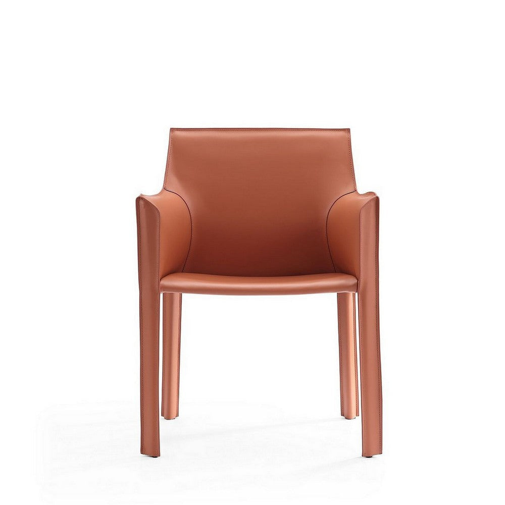 Vogue Clay Faux Leather Arm Chair (Set of 2) MHC-2-DC033-CY