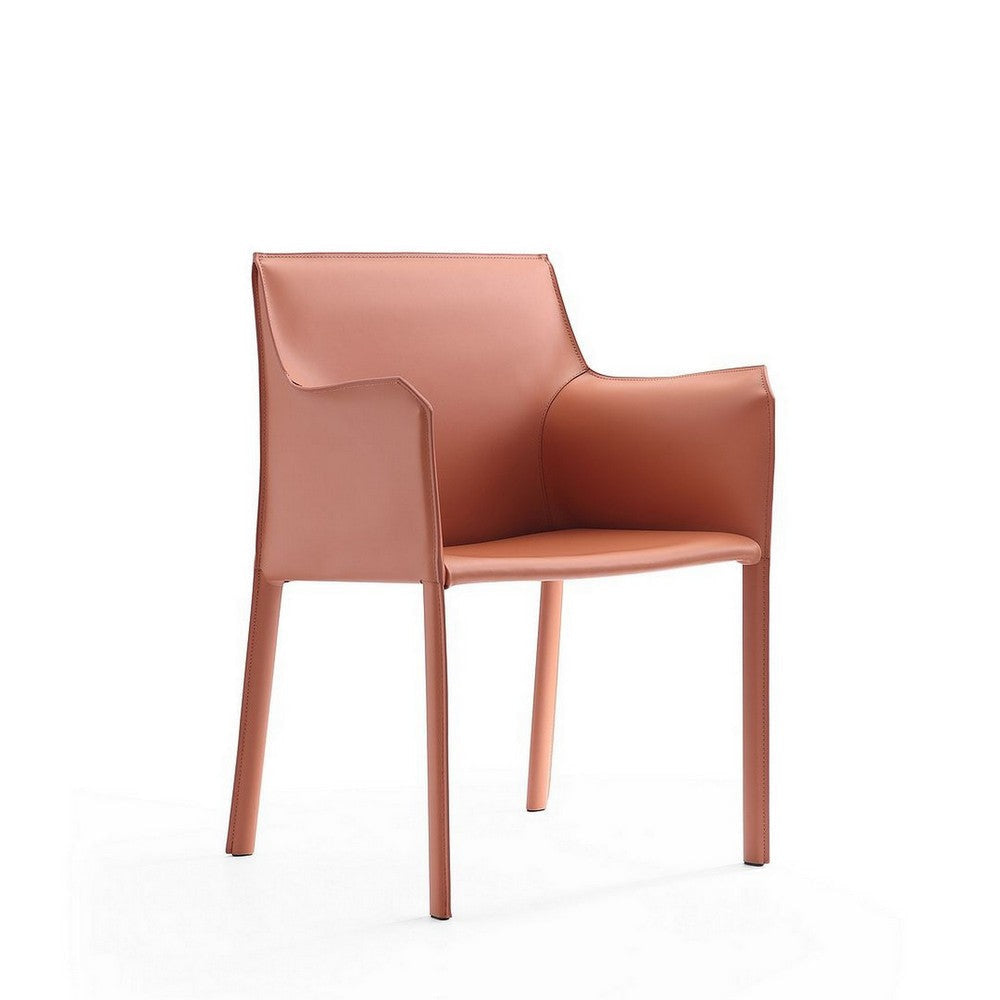 Paris Clay Saddle Leather Armchair (Set of 2) MHC-2-DC034-CL
