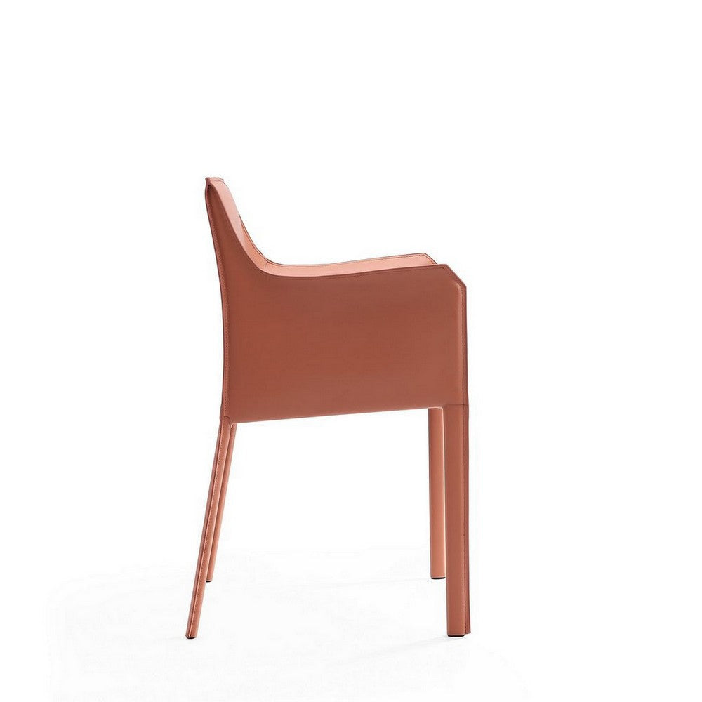 Paris Clay Saddle Leather Armchair (Set of 2) MHC-2-DC034-CL