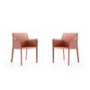 Paris Clay Saddle Leather Armchair (Set of 2)
