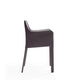 Paris Grey Saddle Leather Armchair (Set of 2) MHC-2-DC034-GY