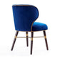 Strine Royal Blue Velvet Dining Chair (Set of 2) MHC-2-DC045-BL