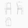 Gansevoort Modern Faux Leather Dining Chair in Cream (Set of 4) MHC-2-DC051-CR