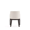 Gansevoort Modern Faux Leather Dining Armchair in Cream (Set of 2) MHC-2-DC051AR-CR